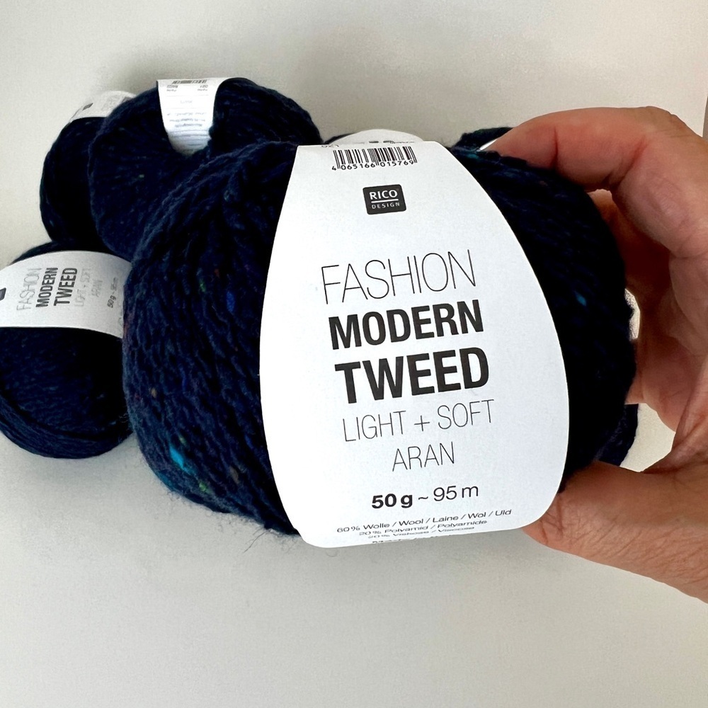 Rico Design Fashion Modern Tweed Yarn lot 10 balls